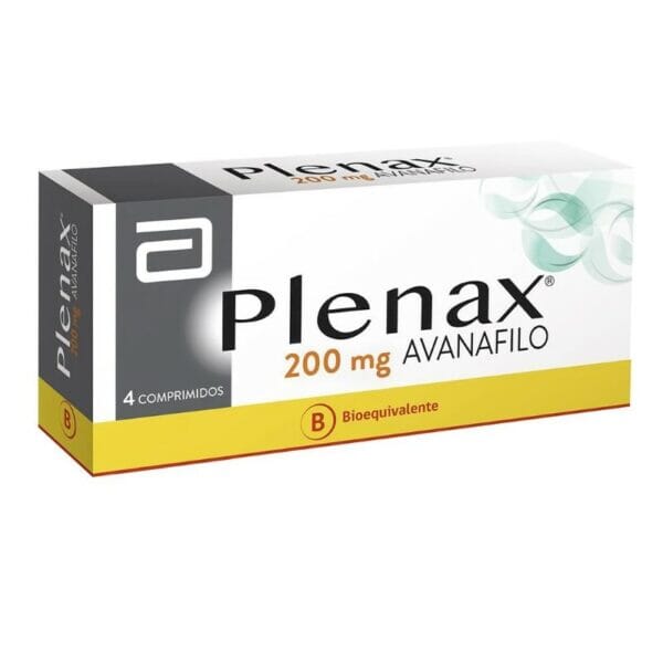 Plenax 200 mg x 4 comprimidos.