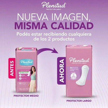 Plenitud Femme "Protector Largo" x 24 unidades kimberly 