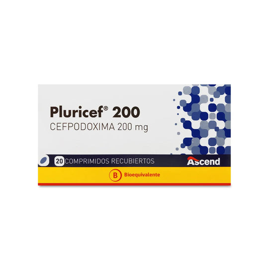 Pluricef 200 mg x 20 comprimidpos Ascend 