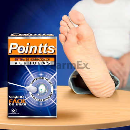 Pointts Sistema de Eliminación de Verrugas x 80 mL Farmex-BanMedica-Persistente 