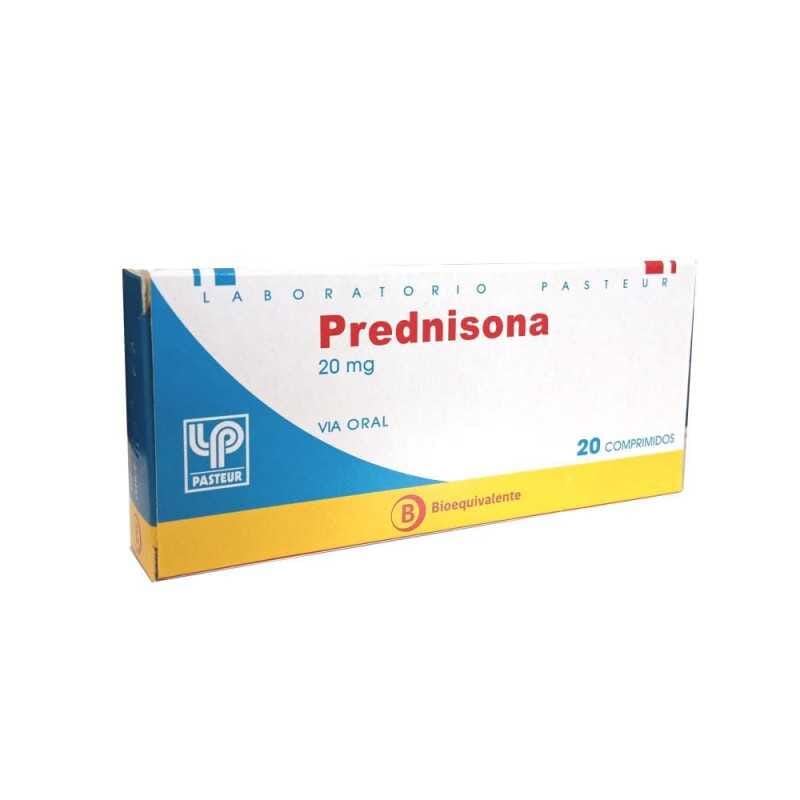Prednisona 20mg x 20 Compromidos "Ley Cenabast" Farmex-Fonasa-Persistente 