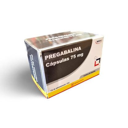 Pregabalina 75 mg x 60 capsulas "Ley Cenabast" MSN 
