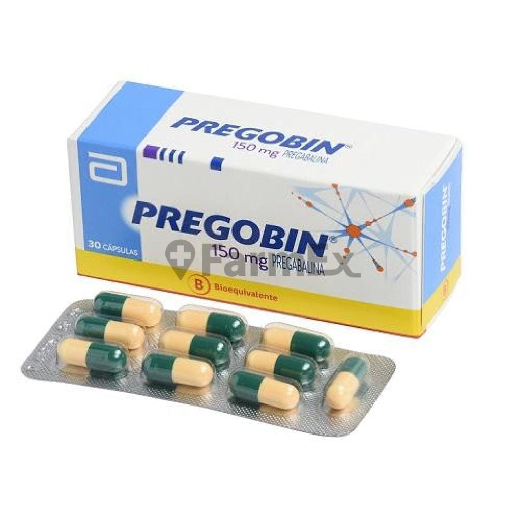 Pregobin 150 mg x 30 cápsulas Farmex-Fonasa-Persistente 