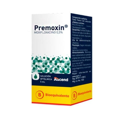 Premoxin 0,5% x 5mL "Ley Cenabast" Farmex-Pluxee-Persistente 