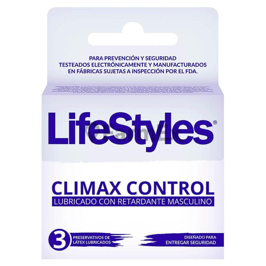 Preservativos Climax Control x 3 unidades Farmex-Fonasa-Persistente 