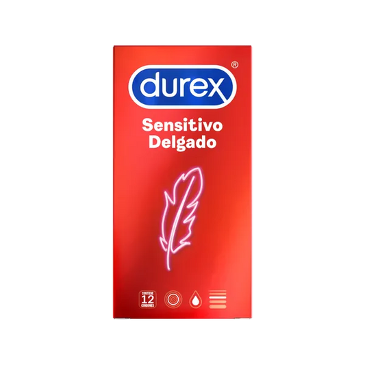 Preservativos Durex "Sensitivo Delgado" x 12 unidades durex 