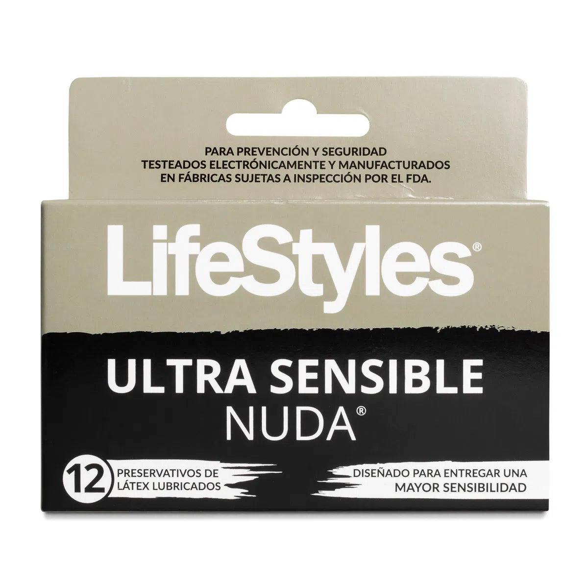 Preservativos LifeStyles Nuda Ultra Sensible x 12 unidades Farmex-Fonasa-Persistente 