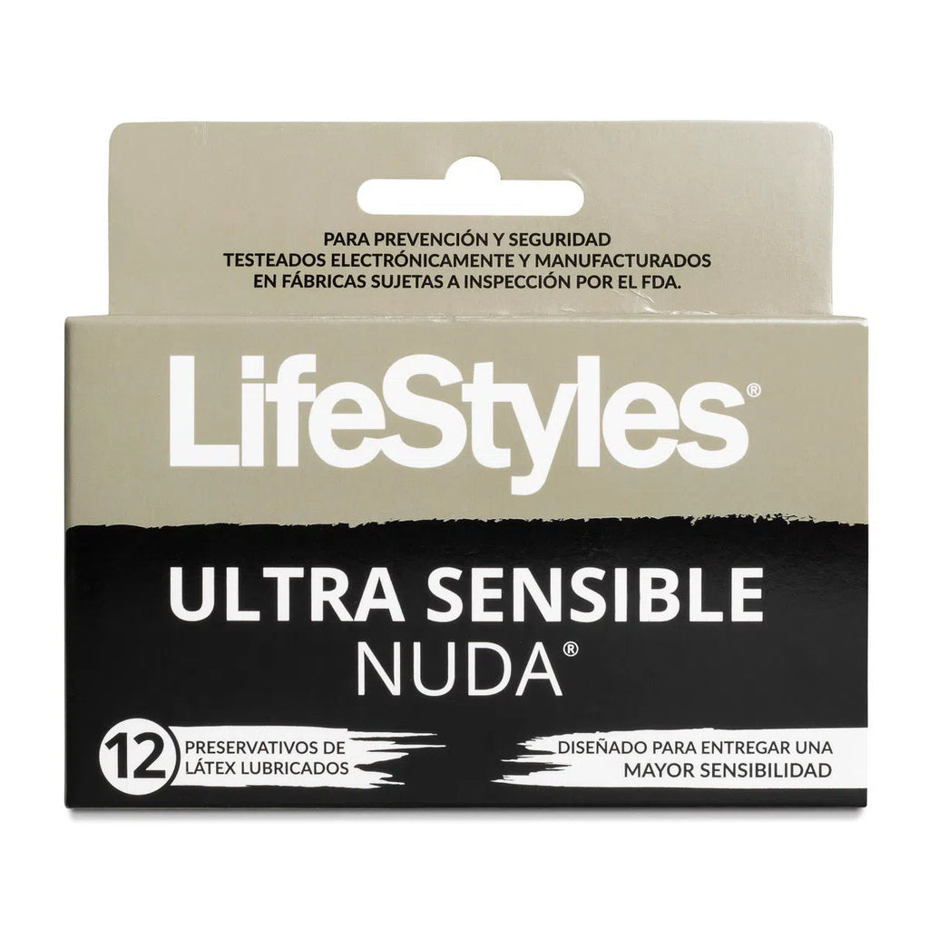 Preservativos LifeStyles Nuda Ultra Sensible x 12 unidades Prater 