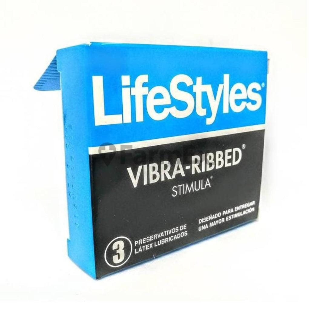 Preservativos Lifestyles Stimula x 3 Farmex-Pluxee-Persistente 