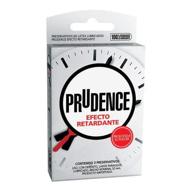 Preservativos Prudence "Efecto retardante" x 3 unidades.