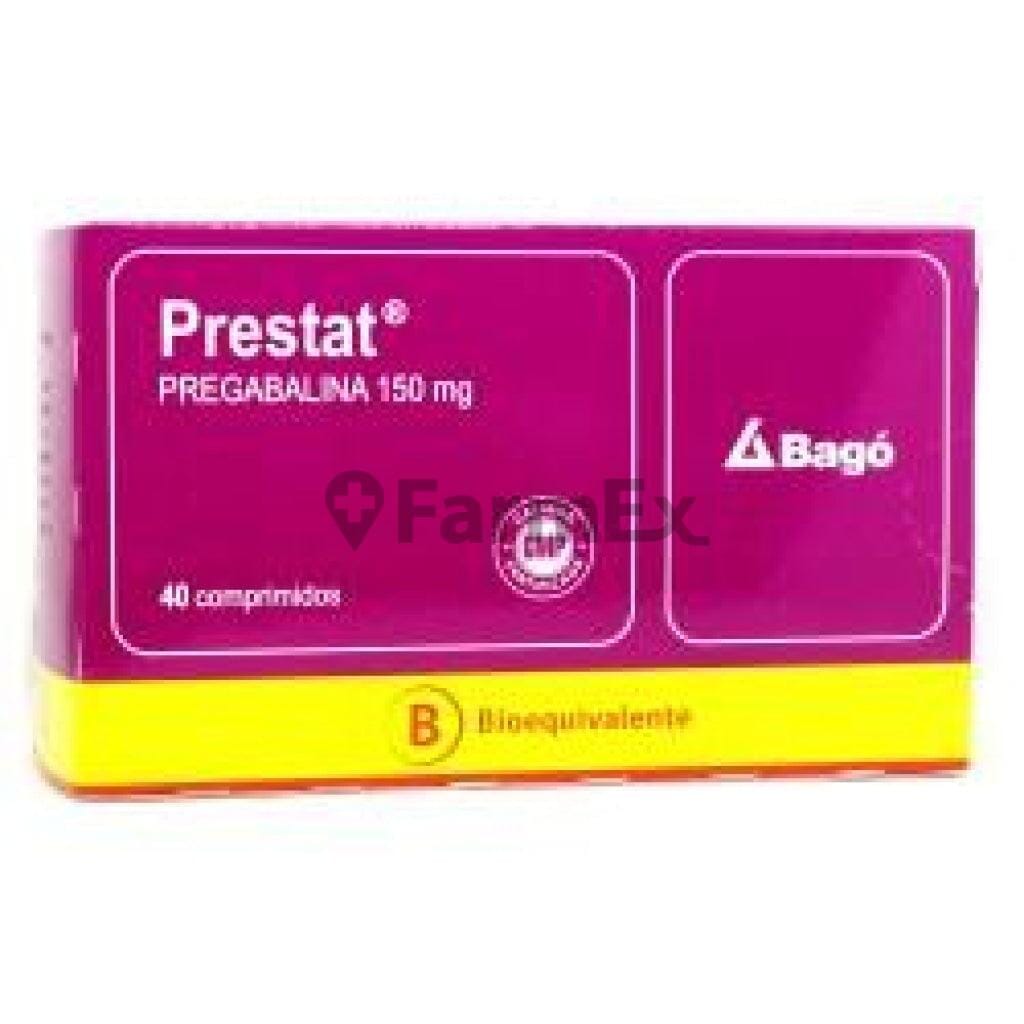 Prestat 150 mg x 40 comprimidos susc-1 de 6 meses Farmex-Suscripciones-Persistente 