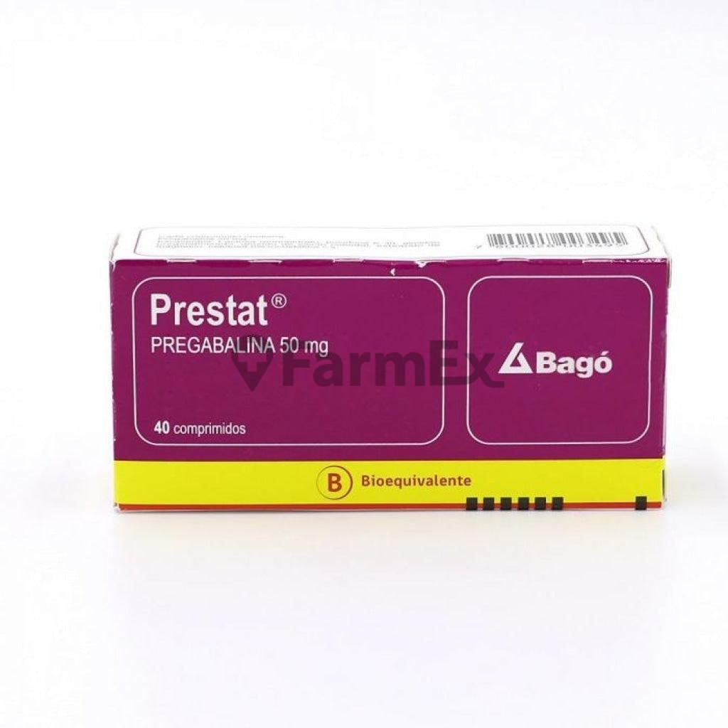 Prestat 50 mg x 40 comprimidos.