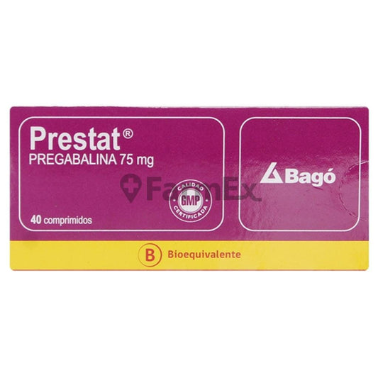 Prestat 75 mg x 40 comprimidos Farmex-MiaHealth-Persistente 