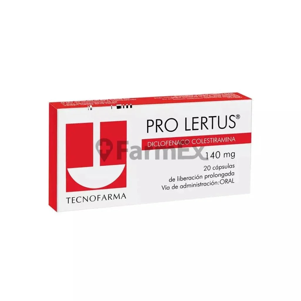Pro Lertus 140 mg x 20 cápsulas TECNOFARMA 