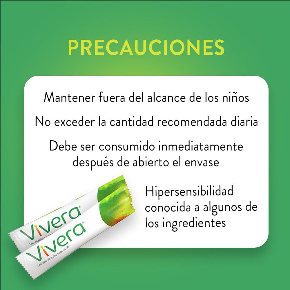 Probiotico Vivera Sobres 8 Unidades. Farmex-Fonasa 