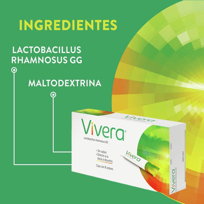 Probiotico Vivera Sobres 8 Unidades Farmex-Pluxee-Persistente 