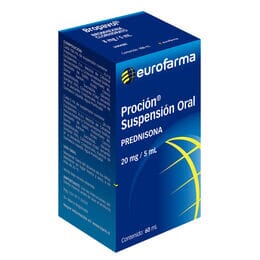 Procion Suspension Oral 20 mg / 5 mL x 60 mL Farmex-Fonasa-Persistente 