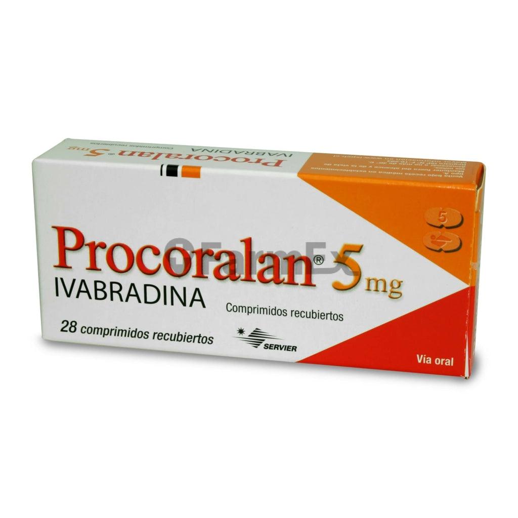 Procoralan 5 mg x 28 comprimidos.