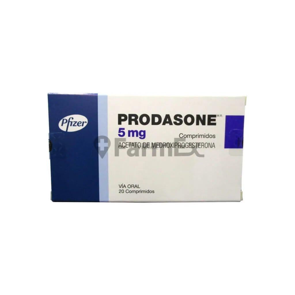 Prodasone 5 mg x 20 comprimidos PFIZER 