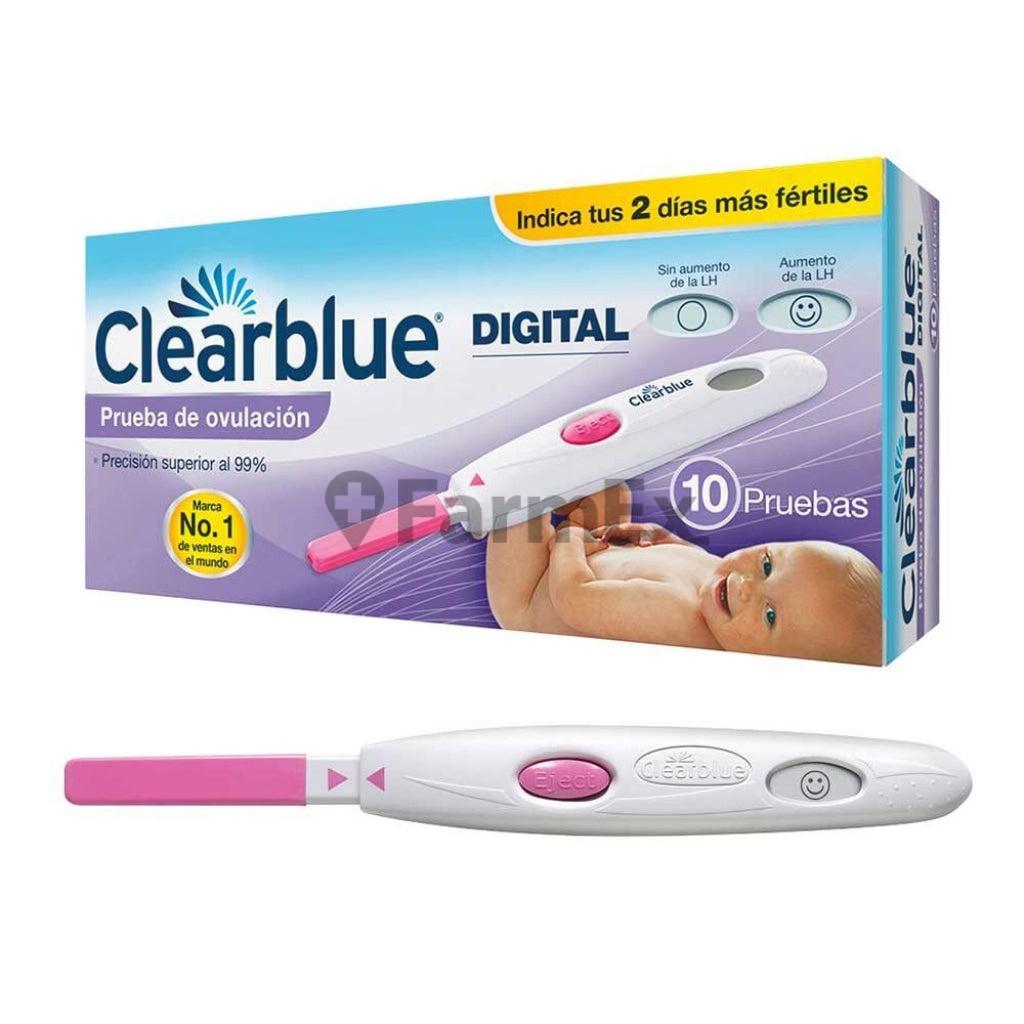 Prueba de Ovulación Clearblue Digital x 10 pruebas en cada envase.