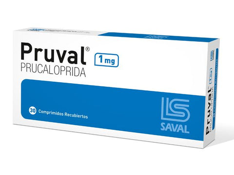 Pruval 2 mg x 30 comprimidos recubiertos