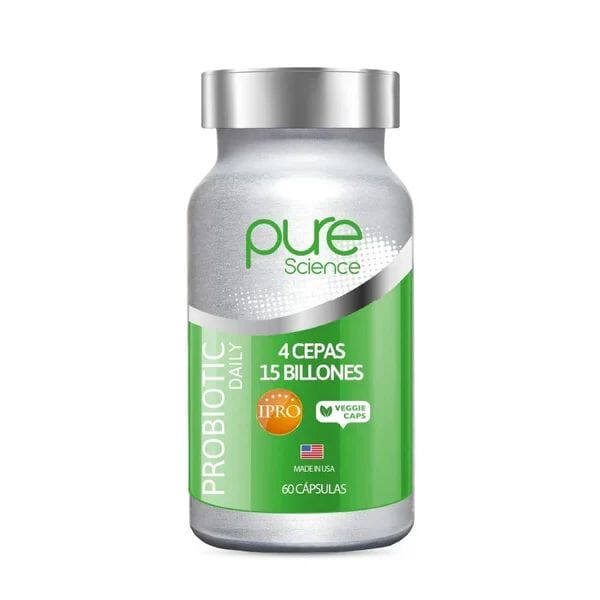 Pure Science Probiotic Daily x 60 cápsulas. Farmex-Fonasa 