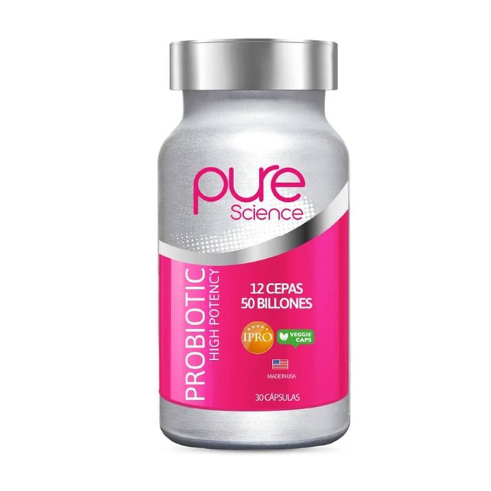 Pure Science Probiotic High Potency x 30 cápsulas – Farmex