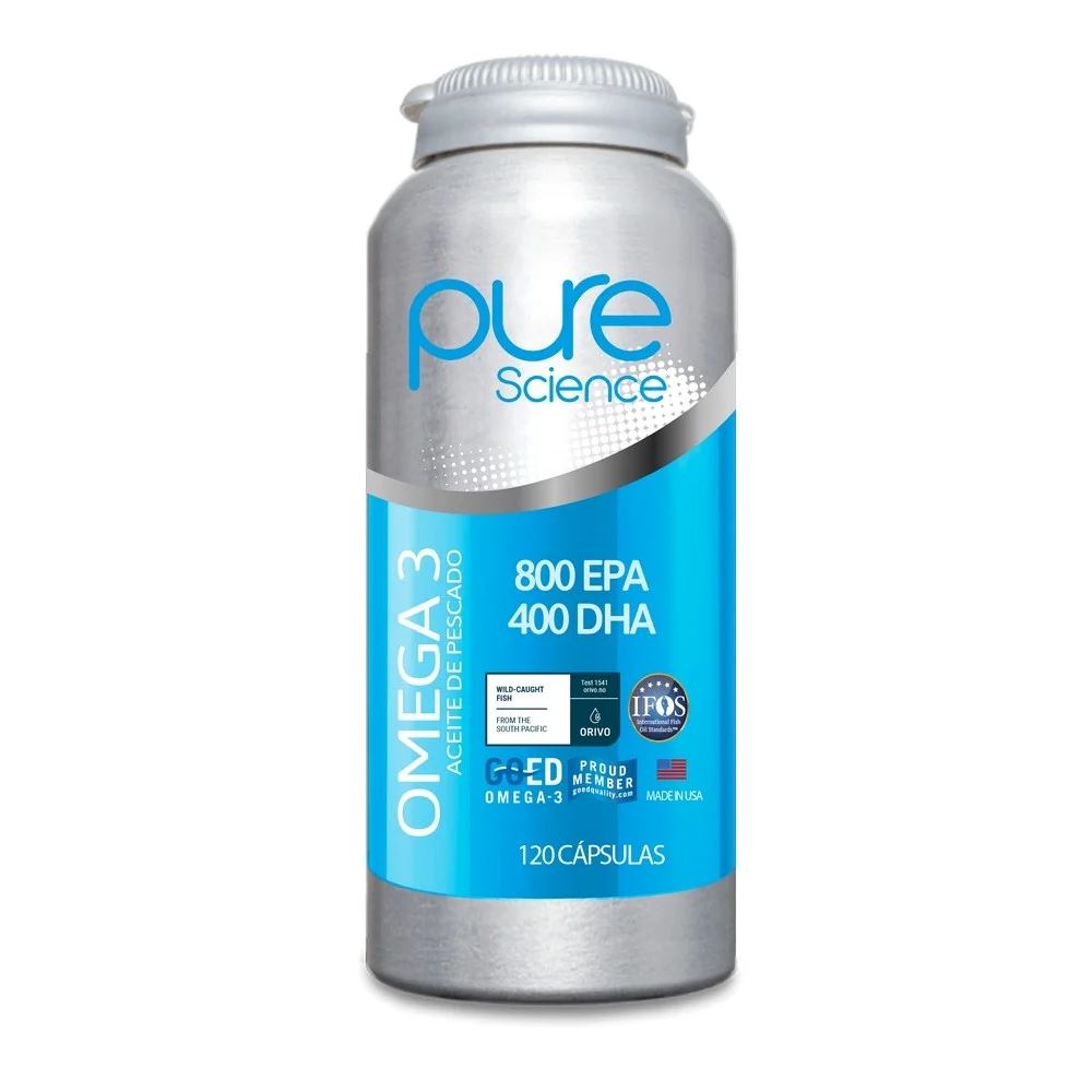 Pure Science Omega 3 800/400 x 120 cápsulas blandas.