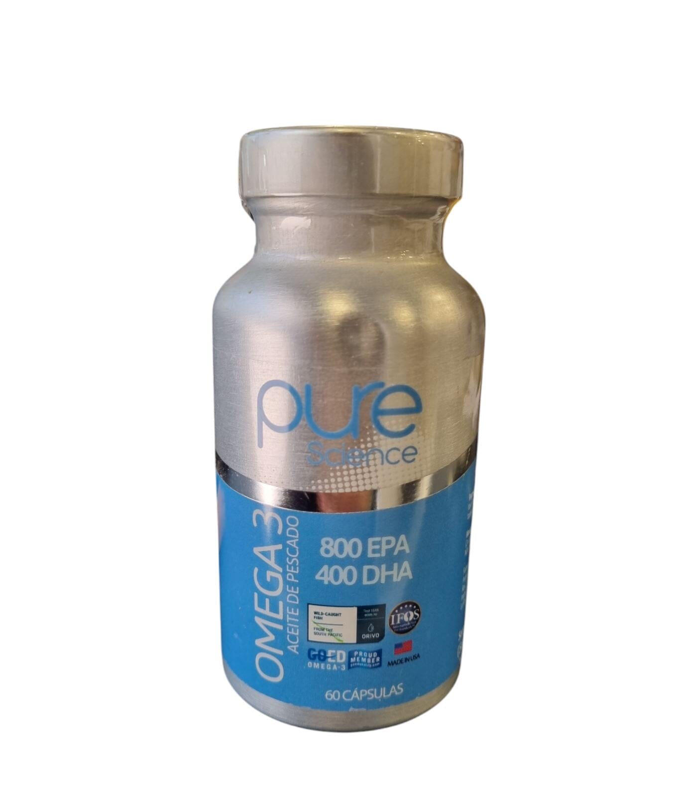 PureScience Omega 3 800/400 x 60 cápsulas blandas Farmex-Fonasa-Persistente 