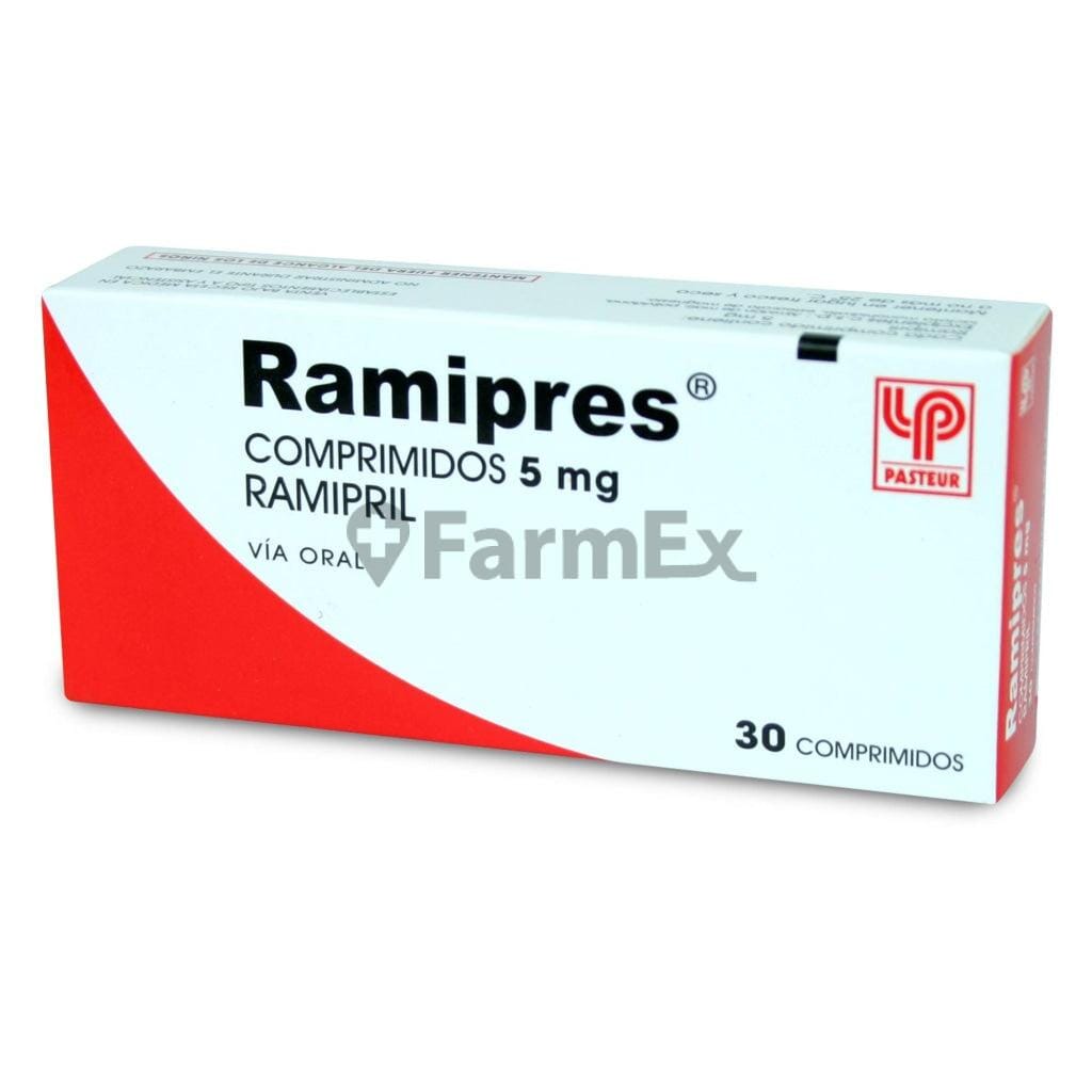 Ramipres 5 mg x 30 comprimidos Farmex-Pluxee-Persistente 