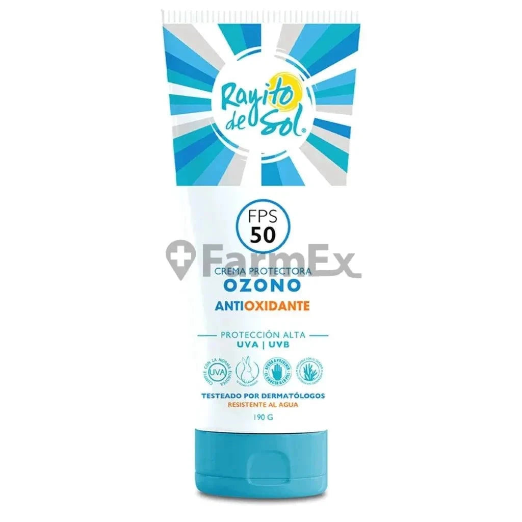 Rayito de sol Crema protectora "Ozono Antioxidante" x 190 g Farmex-Pluxee-Persistente 