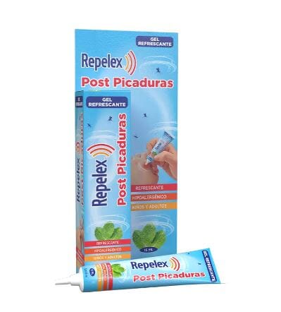 Repelex Gel Refrescante "Post Picaduras" x 15 mL Farmex-Fonasa-Persistente 