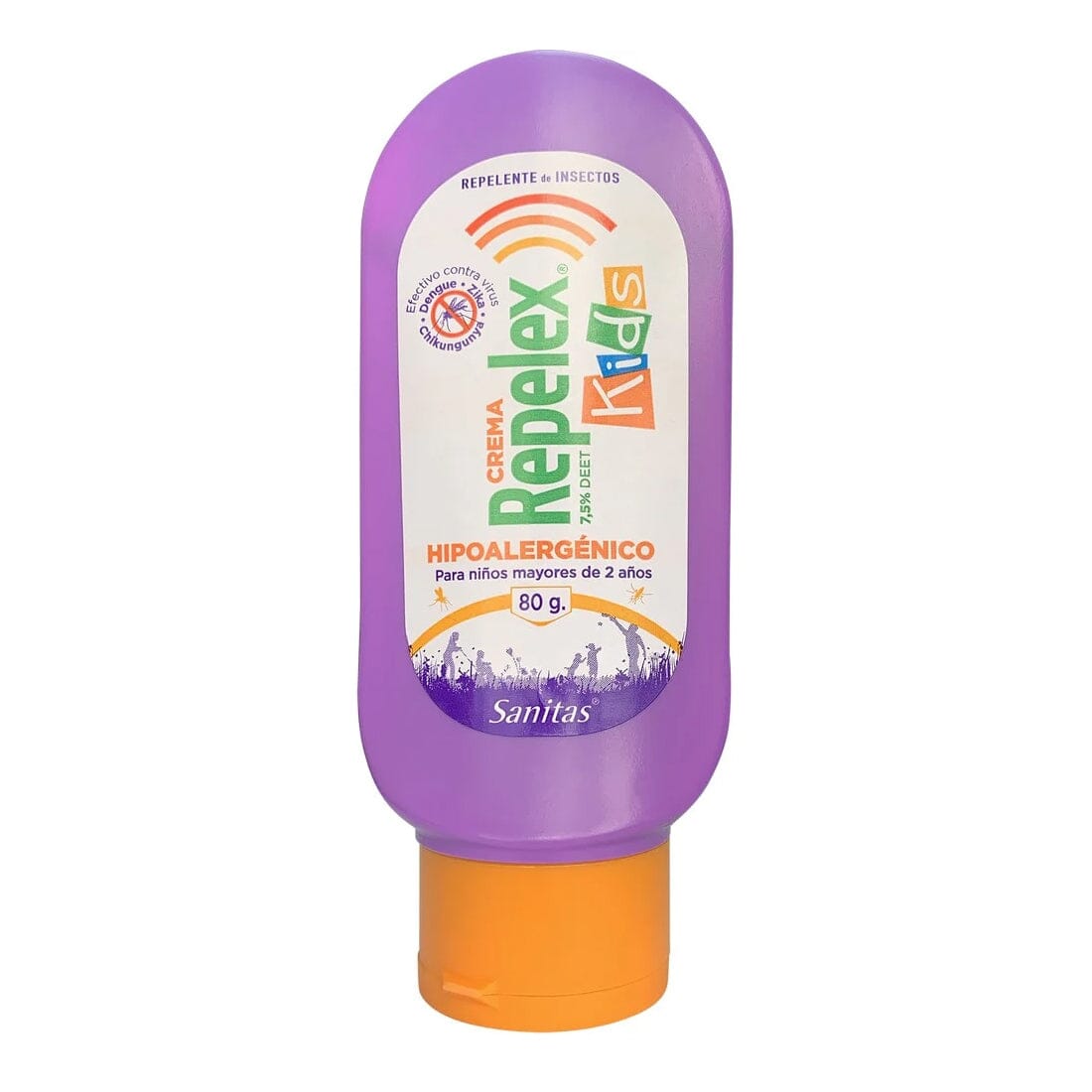 Repelex Kids Crema 7,5% x 80 g Farmex-Fonasa-Persistente 