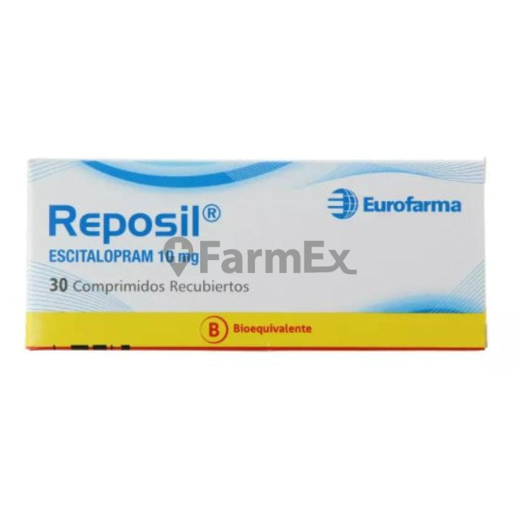 Reposil 10 mg x 30 comprimidos susc-1 de 6 meses Farmex-Suscripciones-Persistente 