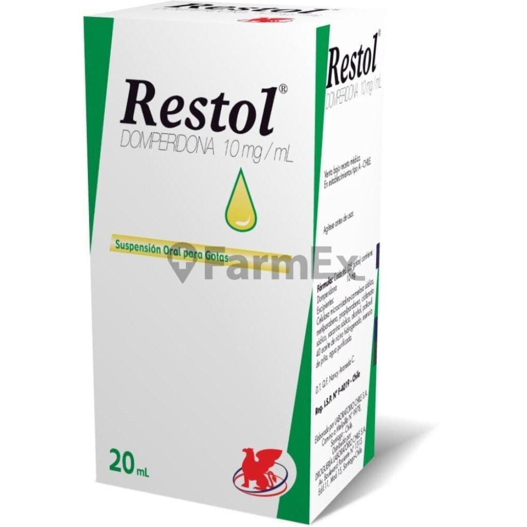 Restol Gotas 10 mg / mL x 20 mL "Ley Cenabast" Farmex-Pluxee-Persistente 