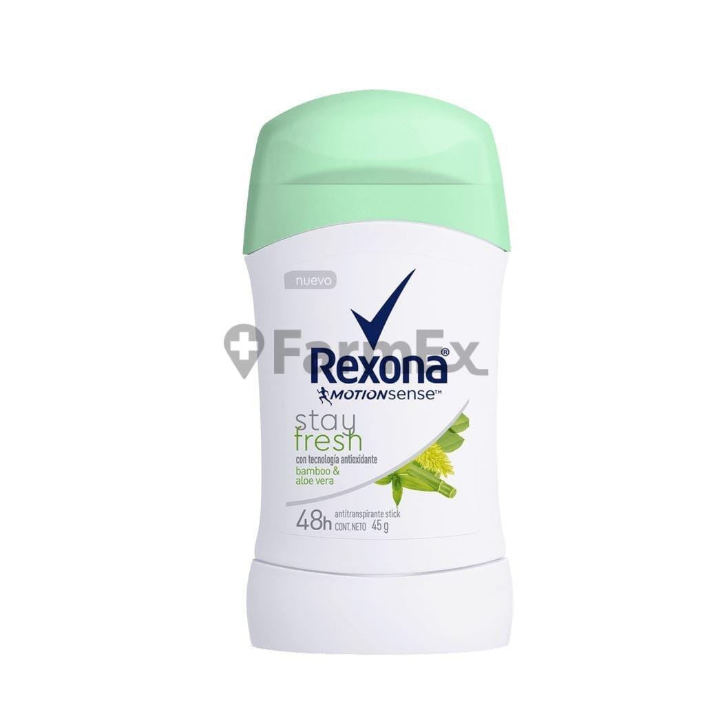 Rexona Desodorante en barra "Stay fresh" "Bamboo & aloe vera" 48h x 50 g