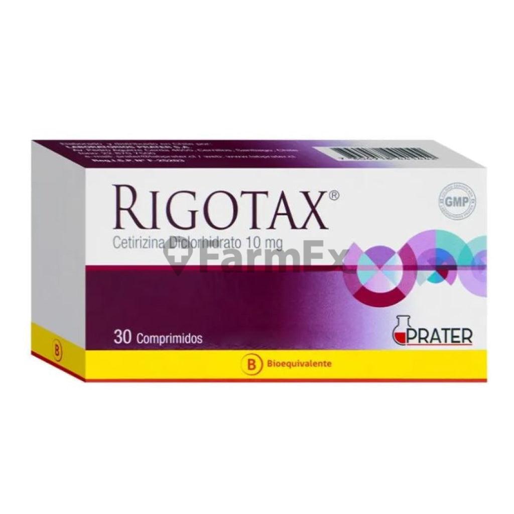 Rigotax 10 mg x 30 cápsulas.