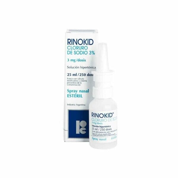 Rinokid 3% Spray Nasal x 25 mL. Farmex-Yapp-Seguro-Boleta 