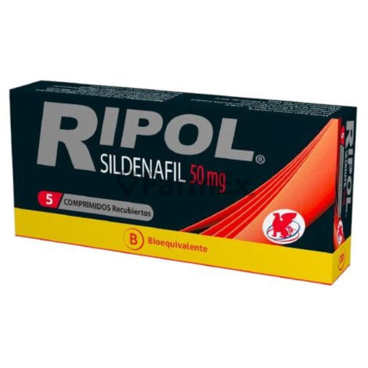 Ripol 50 mg x 5 comprimidos susc-1 de 6 meses Farmex-Suscripciones-Persistente 