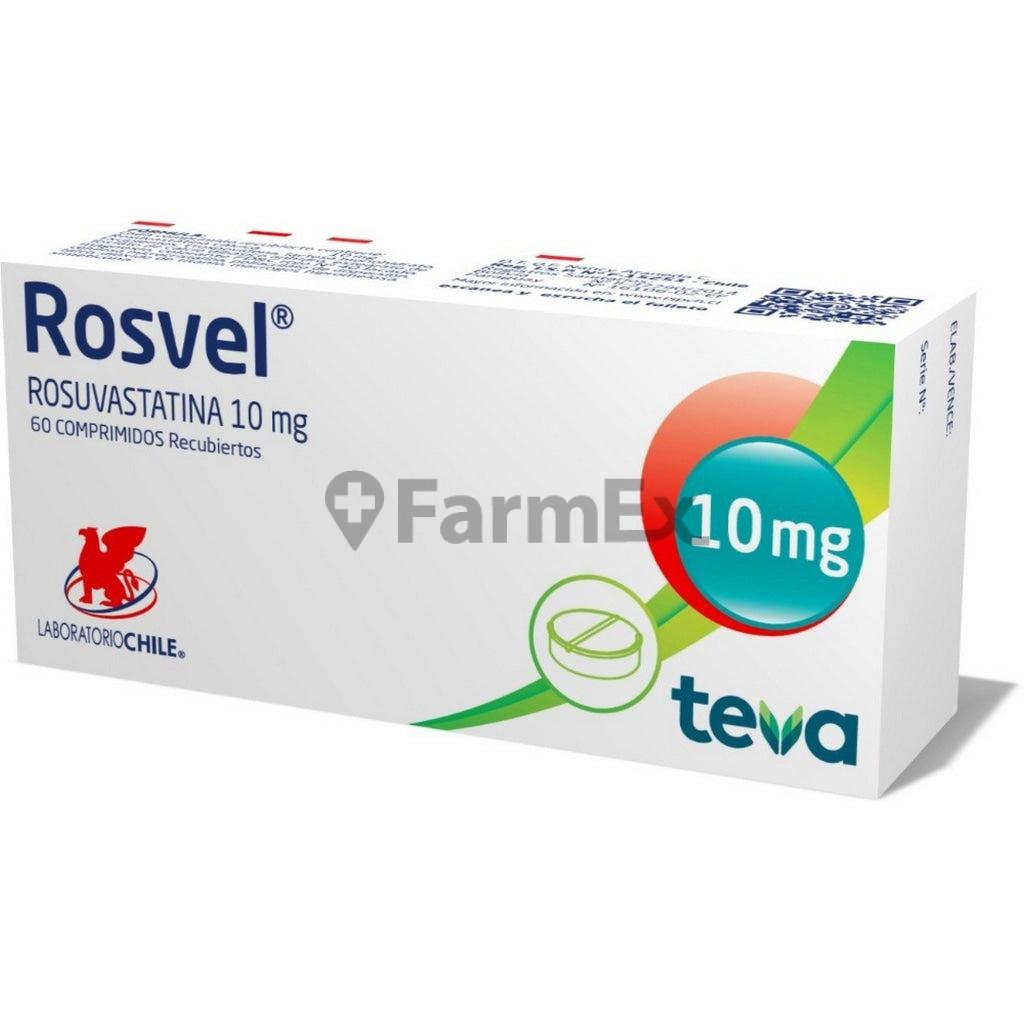 Rosvel 10 mg x 60 comprimidos.