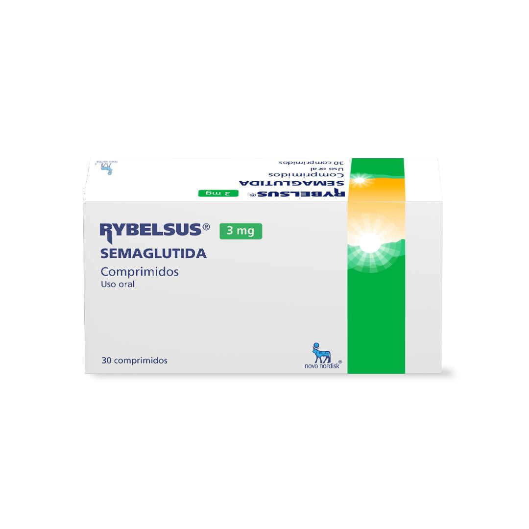 Rybelsus 3 mg x 30 comprimidos.