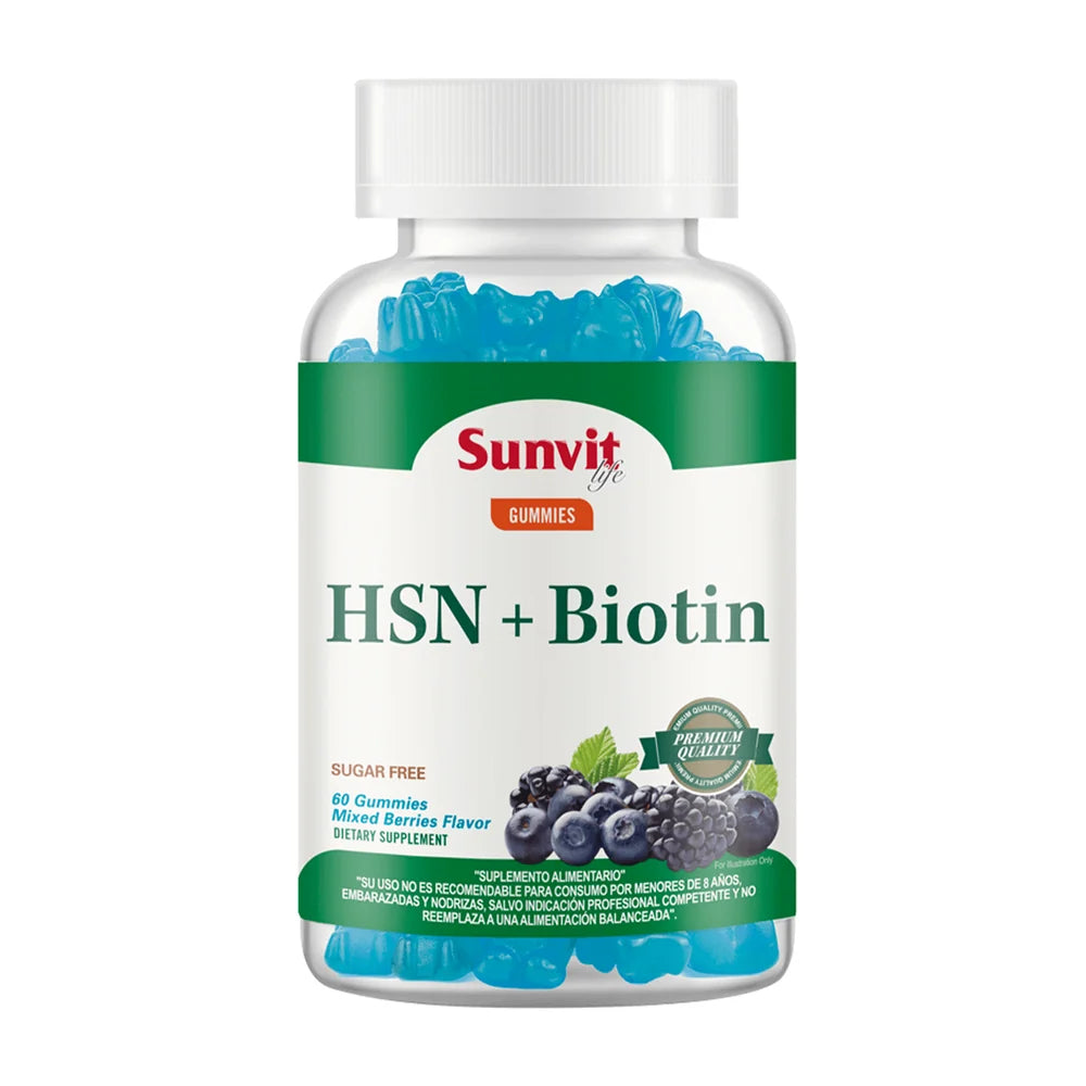 HSN+Biotin X 60 Gummies sabor Mix Berries