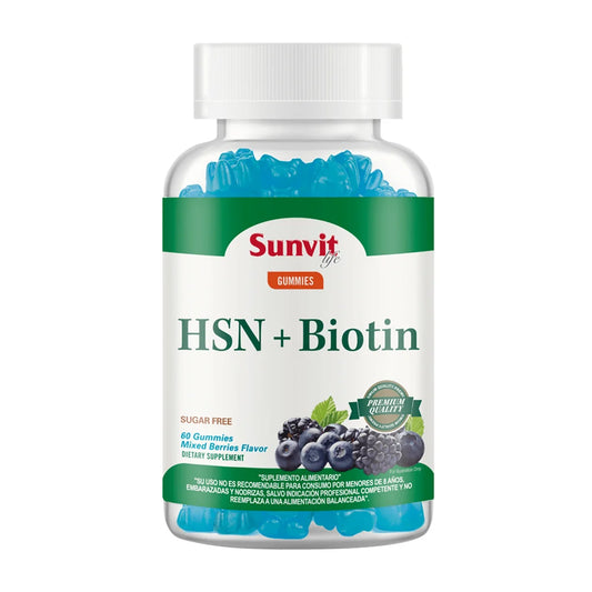 HSN+Biotin X 60 Gummies sabor Mix Berries