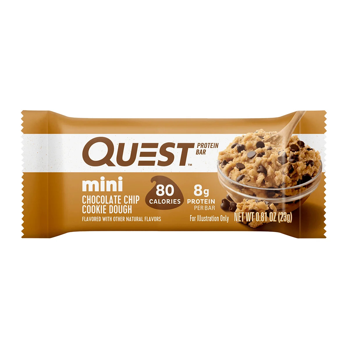 Mini Barra de Proteina Chocolate Chips Coolie Dought x 23 g