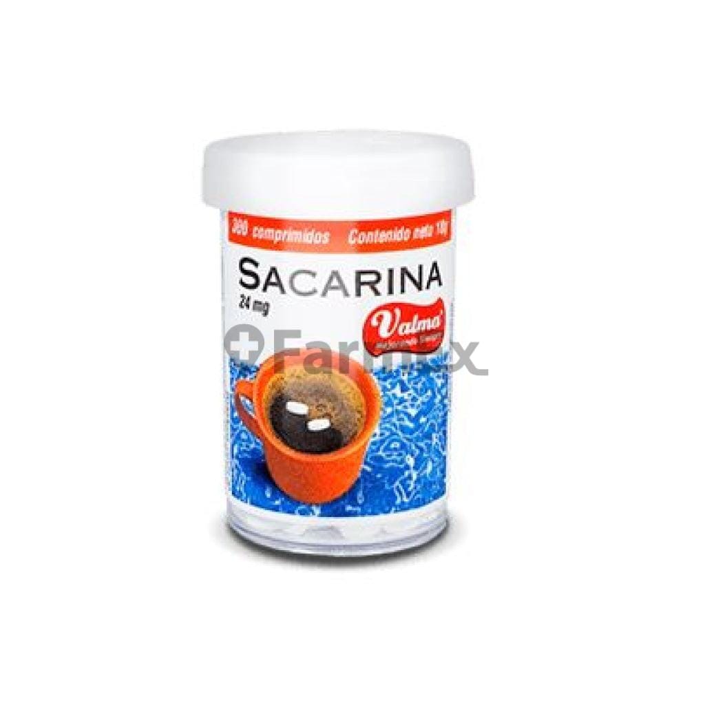 Sacarina 24 mg x 300 comprimidos Farmex-BanMedica-Persistente 