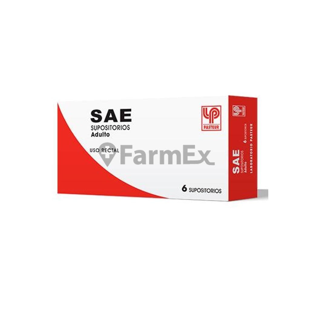Sae Adulto x 6 supositorios Farmex-MiaHealth-Persistente 