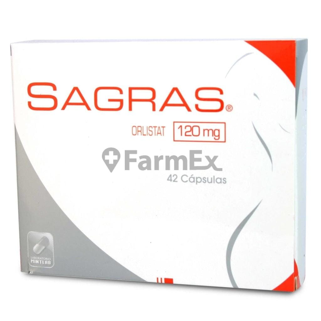 Sagras 120 mg x 42 cápsulas Farmex-Fonasa-Persistente 