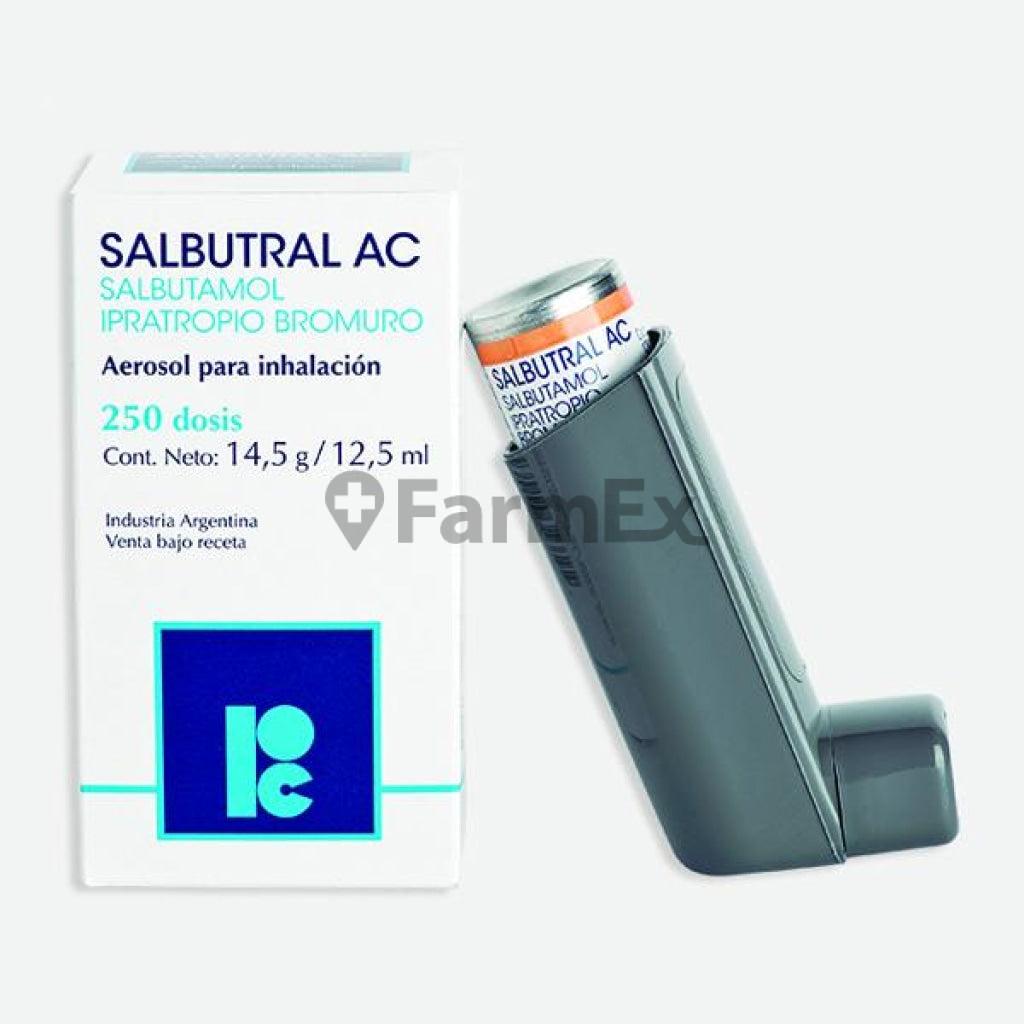 Salbutral AC HFA Inhalador x 250 dosis.