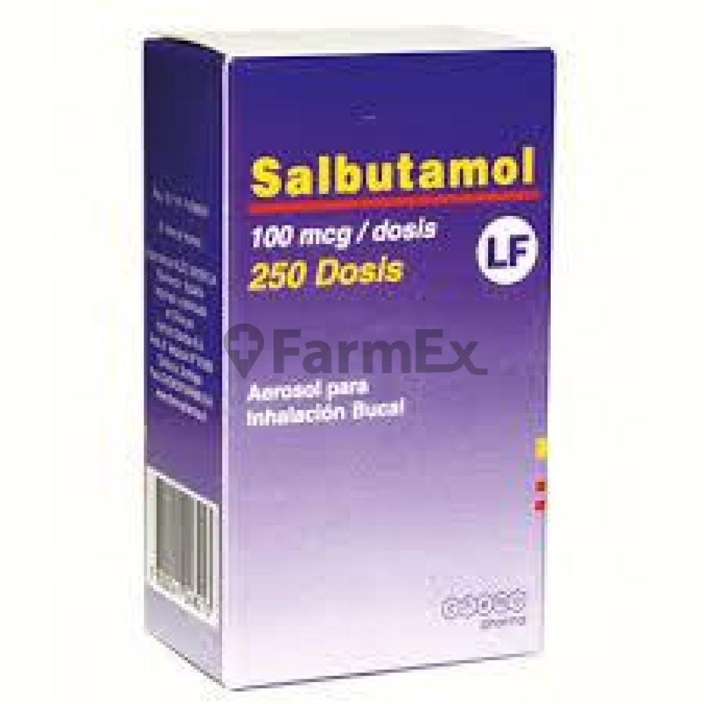 Salbutamol LF INH 100 mcg x 250 dosis Farmex-MiaHealth-Persistente 