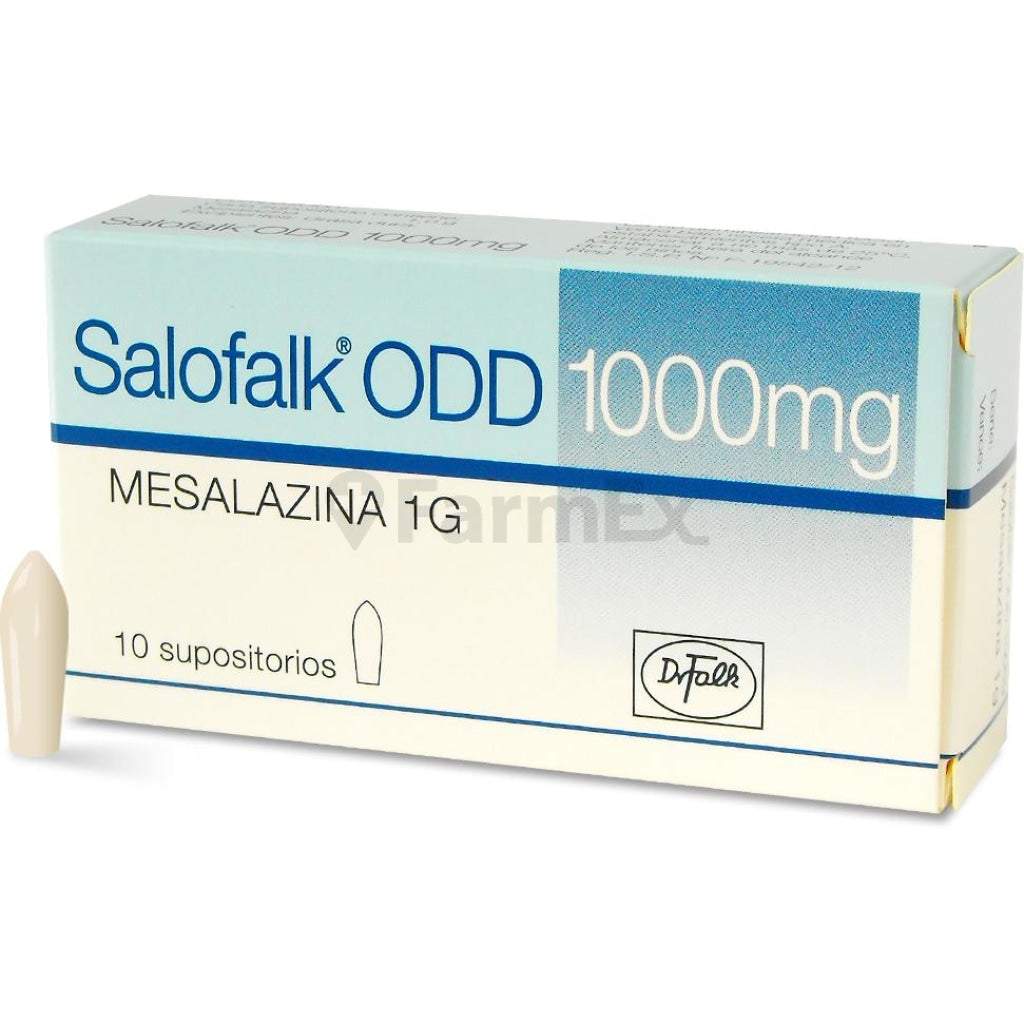 Salofalk ODD 1000 mg x 10 Supositorios.